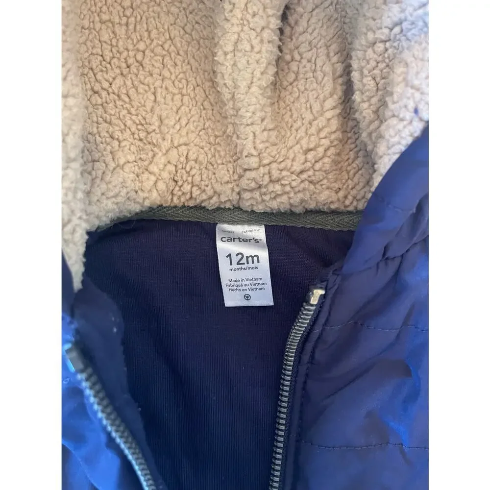 Carters Blue Vest Size 12 Months